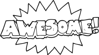 Bir insan tarafından çizilmiş siyah beyaz bir karikatür.