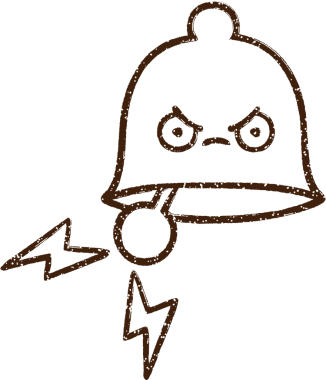 Bir insan tarafından çizilen Çalan Alarm Kömürü Çizimi