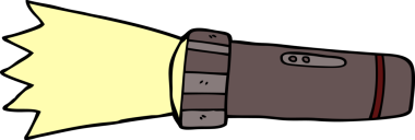 Bir insan tarafından çizilmiş karalama meşalesi.