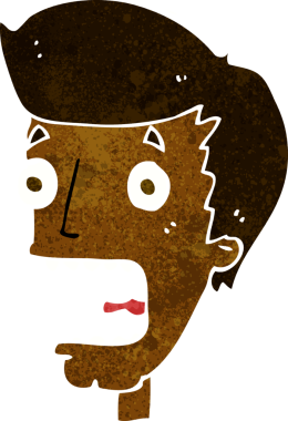 Bir insan tarafından çizilmiş karikatür.