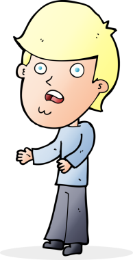 Bir insan tarafından çizilmiş bir karikatür.