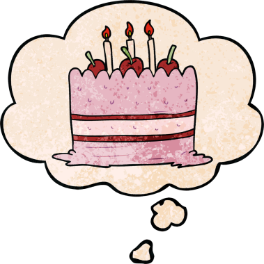 Bir insan tarafından çizilmiş grunge desenli düşünce baloncuklu çizgi film pastası.