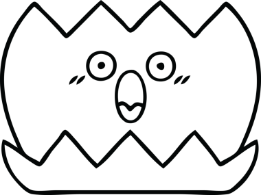 Bir insan tarafından çizilmiş nilüfer çiçeğinin çizgi çizimi.