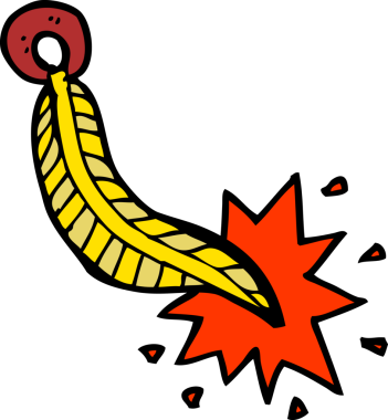 bir insan tarafından çizilmiş karikatür tüyü