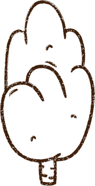 Bir insan tarafından çizilen ağaç kömürü