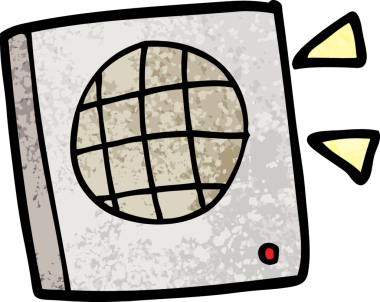 bir insan tarafından çizilen çizgi film konuşmacısı