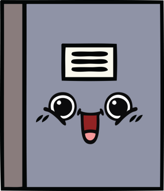 Bir insan tarafından çizilmiş güzel bir defter karikatürü.