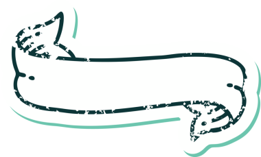 Bir insan tarafından çizilmiş bir pankartın sembolik dövmeli resmi