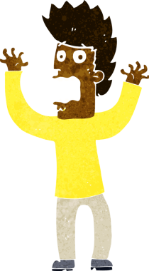 Bir insan tarafından çizilmiş karikatür.