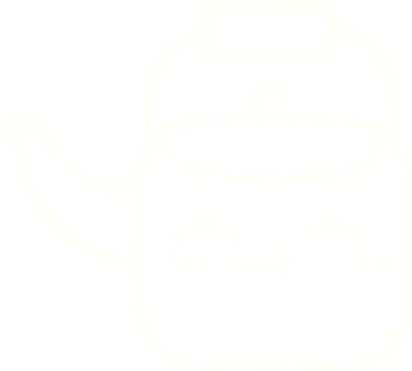 Bir insan tarafından çizilen Kettle Tebeşiri