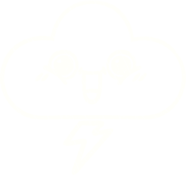 Bir insan tarafından çizilen Mutlu Fırtına Bulutu Tebeşiri