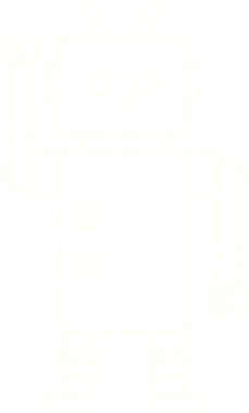 Bir insan tarafından çizilen Sallanan Robot Tebeşiri