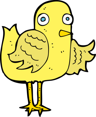 bir insan tarafından çizilmiş kuş kanadı.