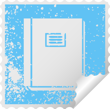 Bir insan tarafından çizilmiş bir çalışma kitabının kare soyma etiketi.