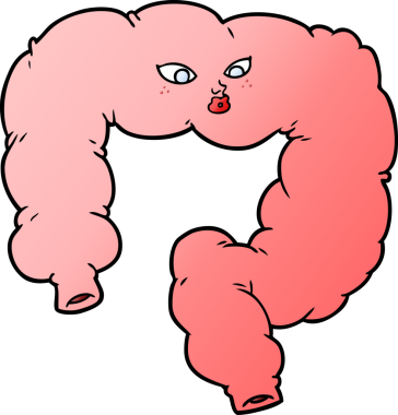 bir insan tarafından çizilmiş karikatür kolonu