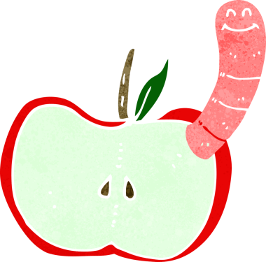 Bir insan tarafından çizilmiş el çizimi karikatür