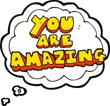 Serbest çizim düşünce balonu karikatürü. Sen bir insan tarafından çizilmiş inanılmaz bir metinsin.