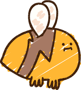 Bir insan tarafından çizilen Gergin Arı Tebeşiri