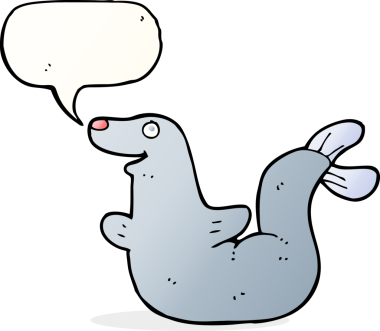 Bir insan tarafından çizilmiş konuşma baloncuklu karikatür mührü