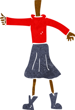 karikatür kadın vücudu (bir insan tarafından çizilen fotoğrafları ekle veya karıştır ve eşleştir)