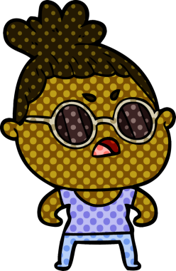 Bir insan tarafından çizilmiş bir karikatür.