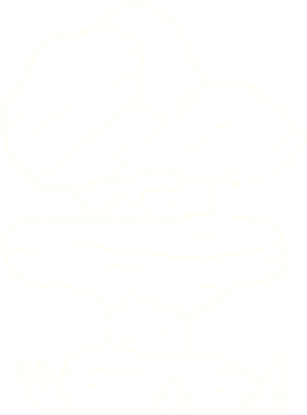 Bir insan tarafından çizilen Yığılmış Kayalar Tebeşiri