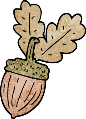 Bir insan tarafından çizilmiş karikatür palamudu.