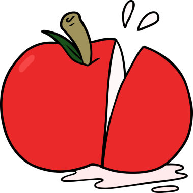 Bir insan tarafından çizilmiş çizgi film.