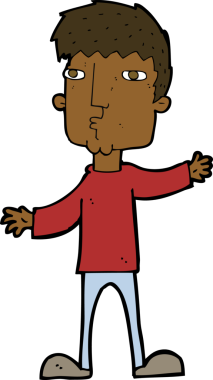 Bir insan tarafından çizilmiş garip bir adam.