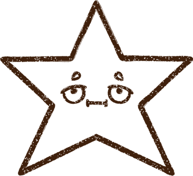 Bir insan tarafından çizilen Yıldız Kömürü Çizimi