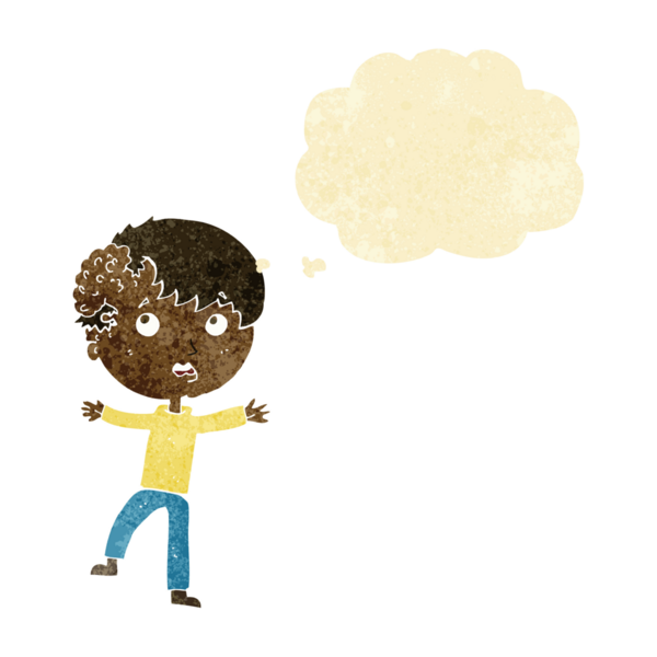 Bir insan tarafından çizilmiş düşünce baloncuklu tıbbi bir acil durum.