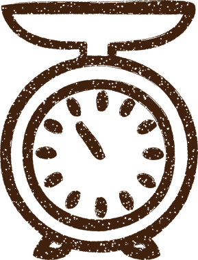 Bir insan tarafından çizilen Tartma Ölçekleri Kömür Çizimi