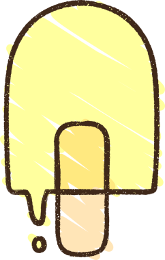 Bir insan tarafından çizilen buzlu şeker tebeşiri.