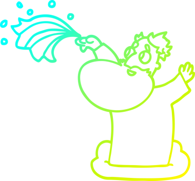 Bir çizgi film tanrısı çizimi bir insanın çizdiği evreni yaratıyor.