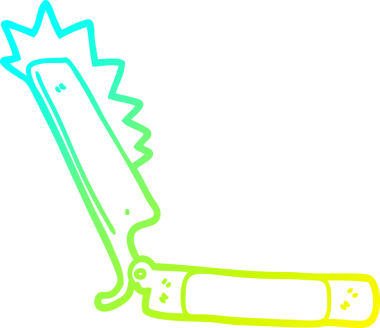 Bir insan tarafından çizilmiş keskin bir çizgi film çizimi.