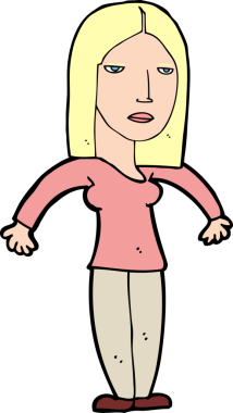 Bir insan tarafından çizilmiş bir karikatür.