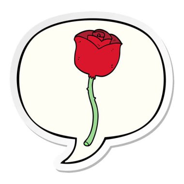 Konuşma balonu çıkartmalı basit bir döngü çizgi filmi.