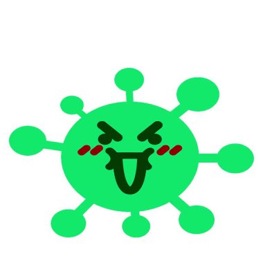 Basit bir döngü animasyonu ortalama gülme virüsü