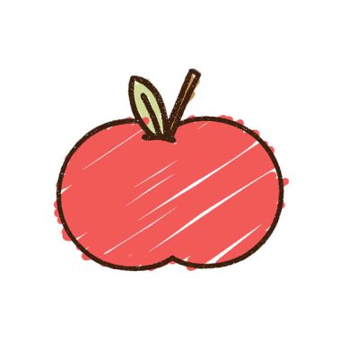 Basit bir döngülü Apple Tebeşir Çizimi