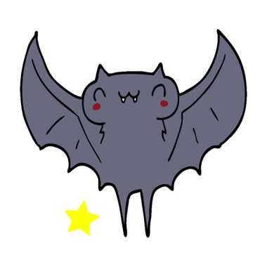 Basit bir çizgi film sopası.