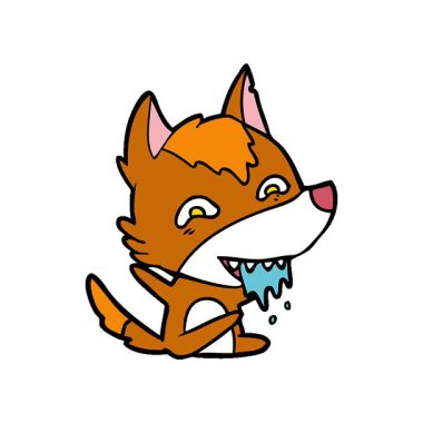 Basit bir tilki çizgi film karakteri.