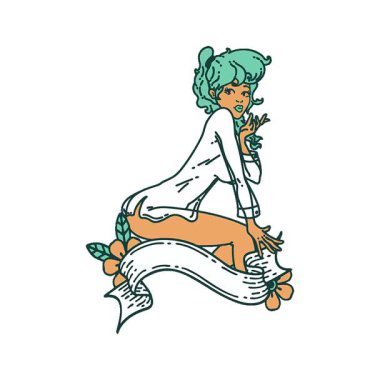 Basit bir döngü animasyon Trad pin yukarı tasarımı