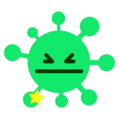 Basit bir döngü animasyonu basit bir sinir bozucu virüs.