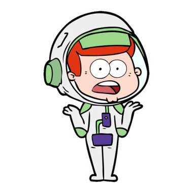 Basit bir döngü çizgi filmi astronotu şaşırttı.