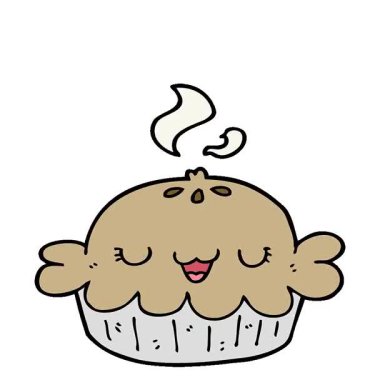 Basit bir döngülü sevimli çizgi film turtası.