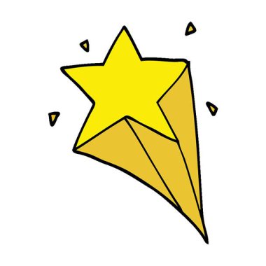 Basit bir döngü çizgi film yıldızı