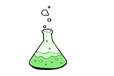 Basit bir döngü animasyon bilim kimyasalları.