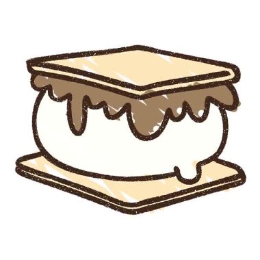 Basit bir döngü animasyon Smore Tebeşir Çizimi