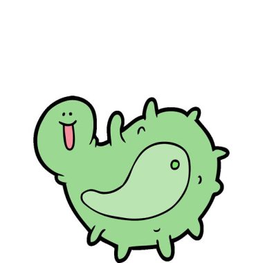 Basit bir çizgi film virüsü.