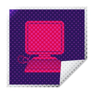 Fare ve ekran kare soyma etiketli basit bir döngü canlandırma bilgisayarı